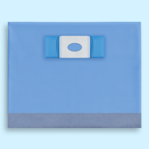 Ophthalmic Drape with 2 pouch